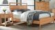 Archbold Furniture Customizable Amish Essentials Maverick Cherry King Platform Bed-2