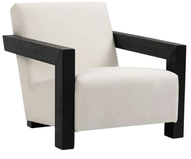 Meridian Furniture Ward Cream/Black Accent Chair-0