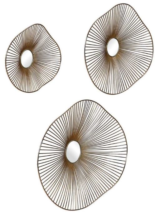 Uttermost® Avarie 3-Piece Gold Wall Decor Set-3