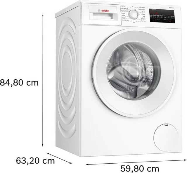 Bosch 300 Series 24" White Front Load Compact Washer -19