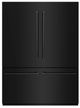 ZLINE 60 in. 32.2 Cu. Ft. Black Stainless Steel Built In French Door Refrigerator with Graphite Gray Interior-0