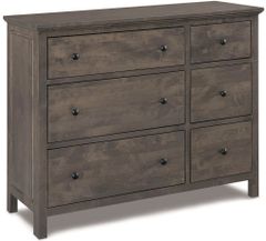 Archbold Furniture Customizable Heritage Six Drawer Combo Dresser