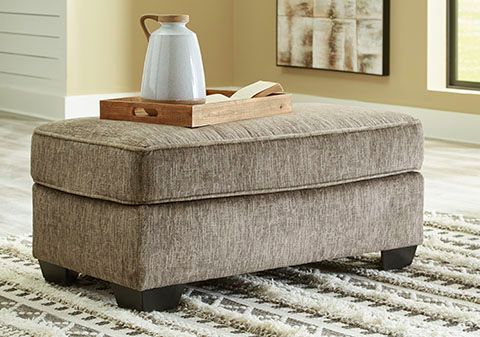 Benchcraft® Olin Chocolate Ottoman-4