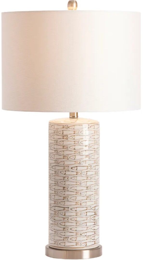 Crestview Collection Morrison White Table Lamp-1