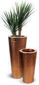 Le Present Coppa Martello Hammered Copper 28" Planter-3