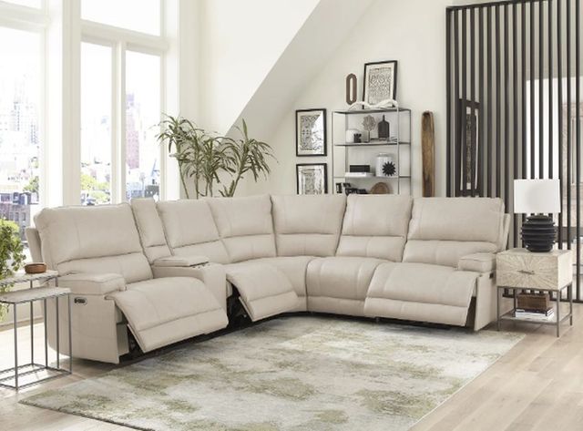 Parker House® Whitman 6-Piece Verona Linen Power Reclining Modular Sectional-1