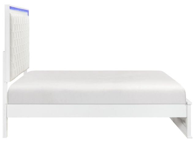 Homelegance® Lumin White California King Panel Bed-3
