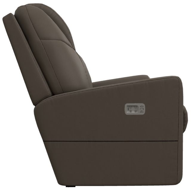 La-Z-Boy® Sparrow Otter Leather Power Wall Recliner with Headrest and Lumbar-2