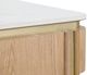 Fairfield® Portobello Beige/Brass/White End Table-4