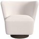 Elements International Kuga Ching Sand Swivel Chair-2