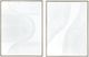 Crestview Collection White Ways 2-Piece White Wall Art Set-0