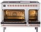 Ilve® Nostalgie II Series 48" White Pro Style Dual Fuel Range-1