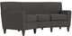 Flexsteel® Customizable Digby Leather Conversation Sofa-1