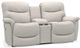 La-Z-Boy® James Oyster Reclining Loveseat with Console-0