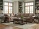 Hughes Furniture® 17400 2-Piece Jetson Ginger L-Shape Sectional-1