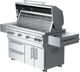 Kalamazoo™ Echo 5 4-Burner Marine-Grade Stainless Steel Freestanding Natural Gas Grill-2