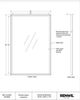 Renwil® Lausanne Matte Black Accent Mirror-5