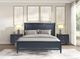 Furniture of America® Altamira 4-Piece Malta Blue Queen Bedroom Set-2