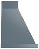 Ilve® Nostalgie II Noblesse 48'' Blue Gray Wall Mounted Range Hood with Burnished Trim-2