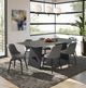 Amisco Customizable Giulia Swivel Dining Side Chair-4