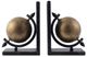 A & B Home Black/Gold Sphere Bookends-1
