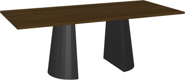Amisco Gemma Walnut Veneer Table-0