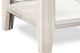 aspenhome® Eastport Drifted White Chairside Table with Brown Top -2