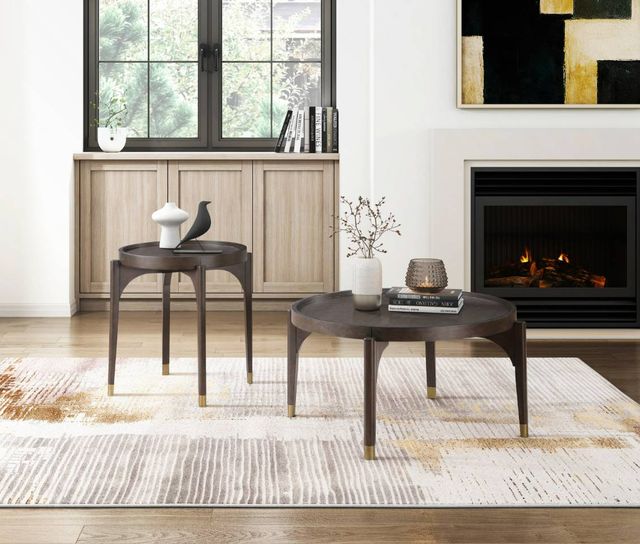 Homelegance® Anton Dark Brown End Table-1