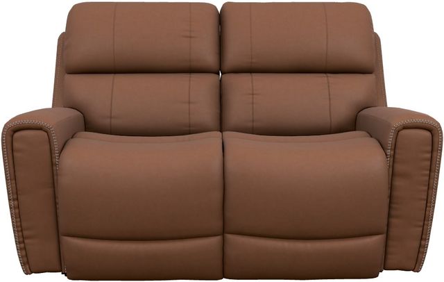 La-Z-Boy® Apollo Caramel Leather Manual Reclining Loveseat-1