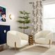 TOV Furniture Kandra Off-White Accent Chair-1
