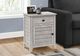 Monarch Specialties Inc. Washed Grey Veneer End Table-2