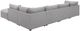 Coaster® Cambria 6-Piece Gray Modular Sectional-3
