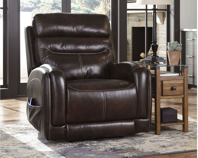 Signature Design by Ashley® Ailor Brown Power Recliner-1