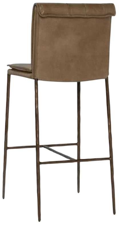 Classic Home Mayer Adobe Tan/Bronze 30" Bar Stool-3