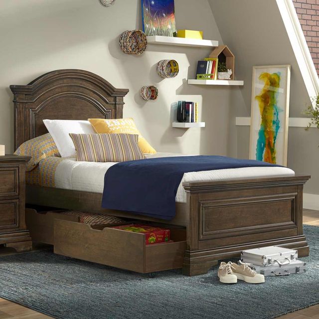 Westwood Design Olivia Rosewood Youtth Twin Panel Bed-1