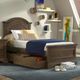 Westwood Design Olivia Rosewood Youtth Twin Panel Bed-1