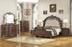 New Classic® Home Furnishings Constantine 4-Piece Cherry Queen Panel Bedroom Set-1