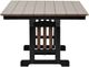 Nature's Best Furniture Customizable 72" Polyethylene Outdoor Counter Dining Table-3
