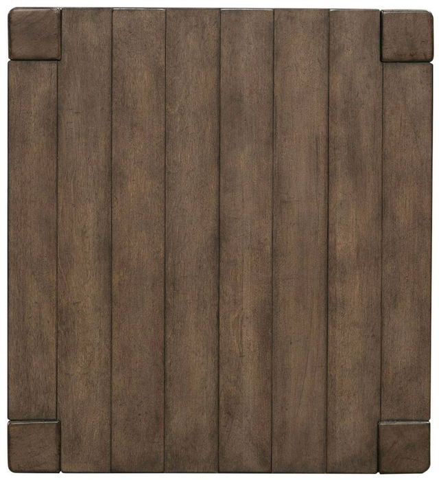 Liberty Furniture Broadmore Cobblestone Brown Square Chairside Table-4