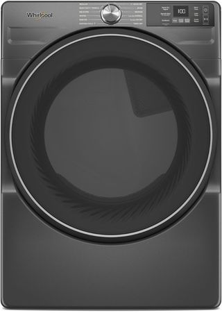Whirlpool® 7.4 Cu. Ft. Volcano Black Front Load Gas Dryer