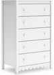 Signature Design by Ashley® Hallityn White Chest of Drawers-0
