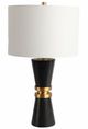 Sagebrook Home Elgon Black/White Table Lamp-4