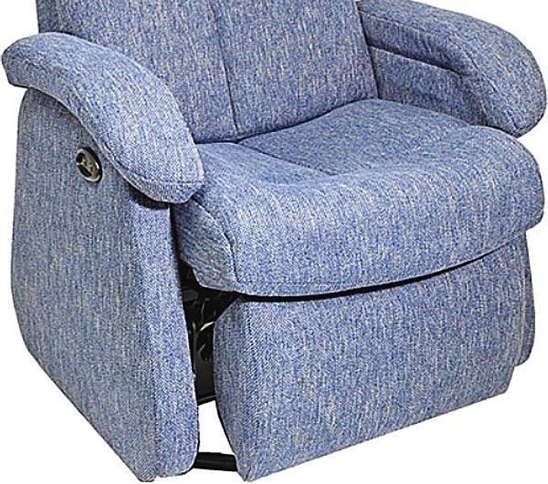 PEL International NEO 59 Series Blue Motorized Recliner-1