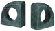 Currey & Company Russo 2-Piece Green/Natural Object Set-1