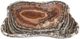 A & B Home Raphael Black/Brown Striated Hand-Carved Onyx Bowl-0