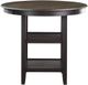 Mazin Furniture Asher 5-Piece Black/Brown Counter Height Dining Set-2