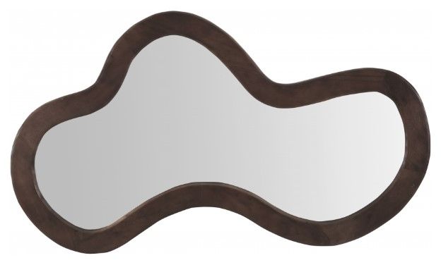 Meridian Furniture Oblique Brown 48" Mirror-2