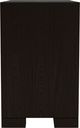 Riverside Furniture Lydia Dark Cabernet Three Drawer Nightstand-4