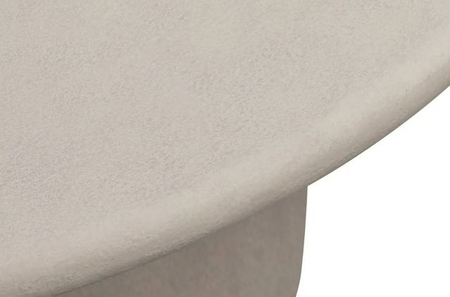 Moe's Home Collection Frida Cream Concrete Outdoor Coffee Table-3