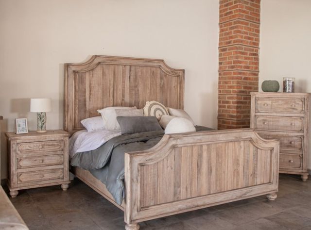 International Furniture Direct Aruba Sand Drift Nightstand-1